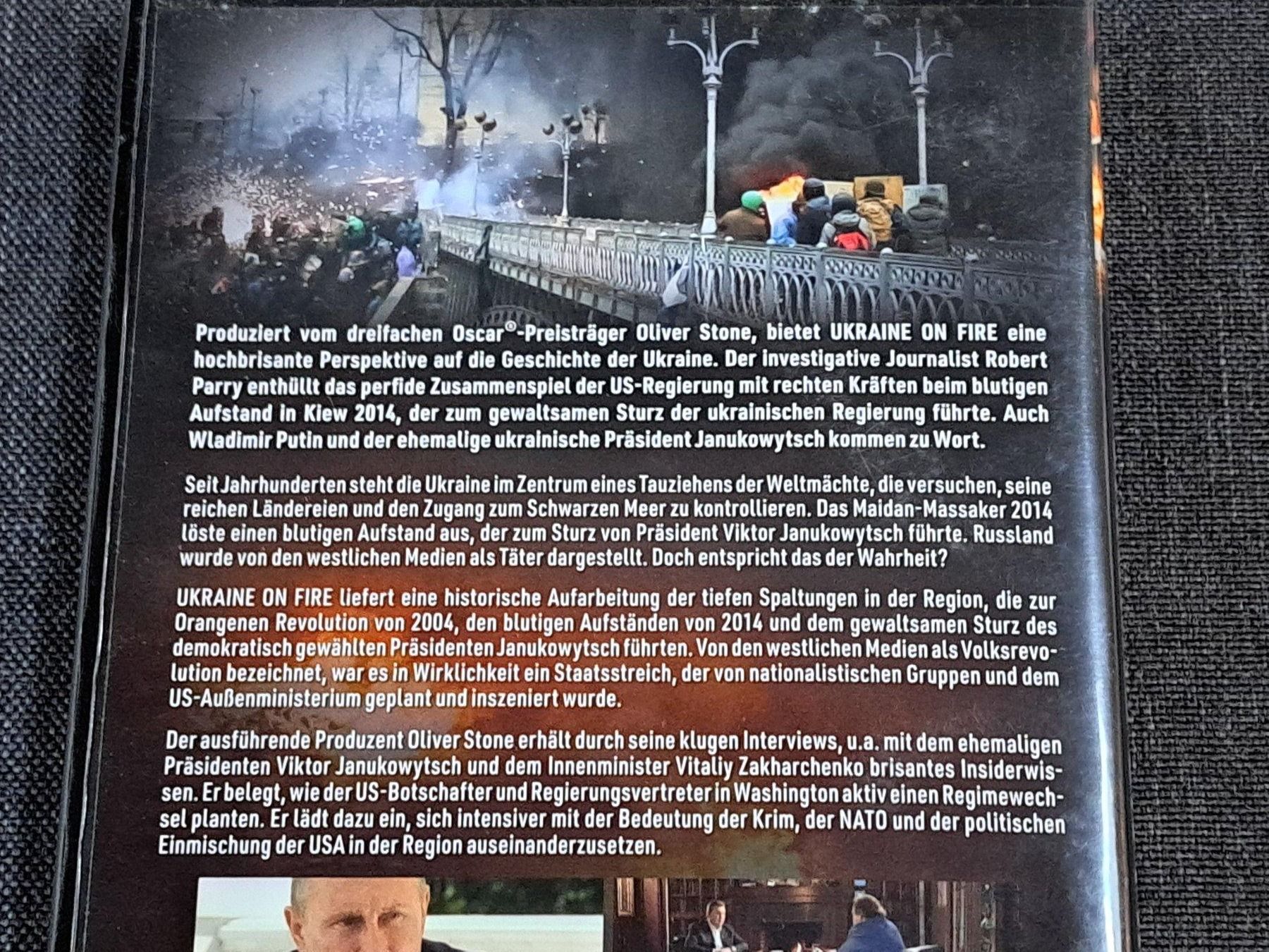 Alle DVDs: DVD Ukraine on Fire, Oliver Stone. Russische Aggression oder – Neu (gemäss Beschreibung) aus Unterseen von Kanica 2