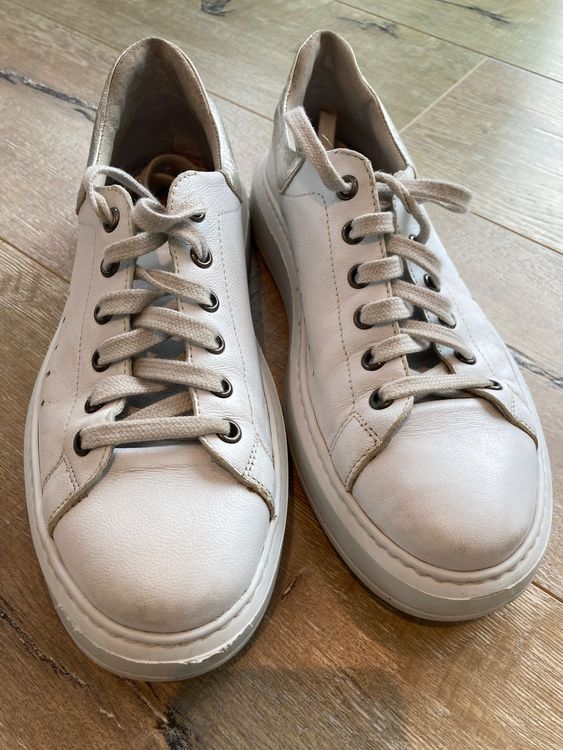 Globus Leder Sneakers Gr. 38 weiss 1