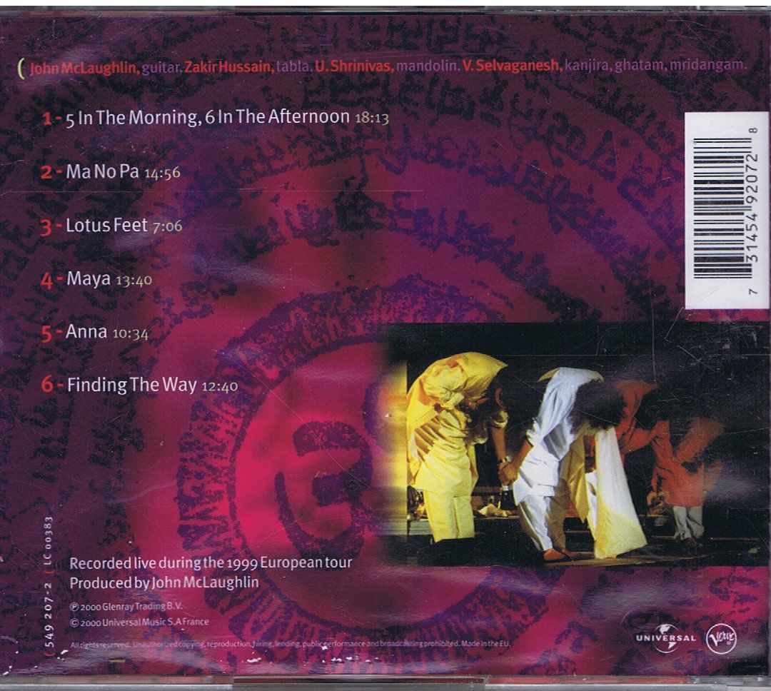CD: Remember Shakti*, John McLaughlin u.a. (CD) – Usato da Unterengstringen venduto da Lastchance 1