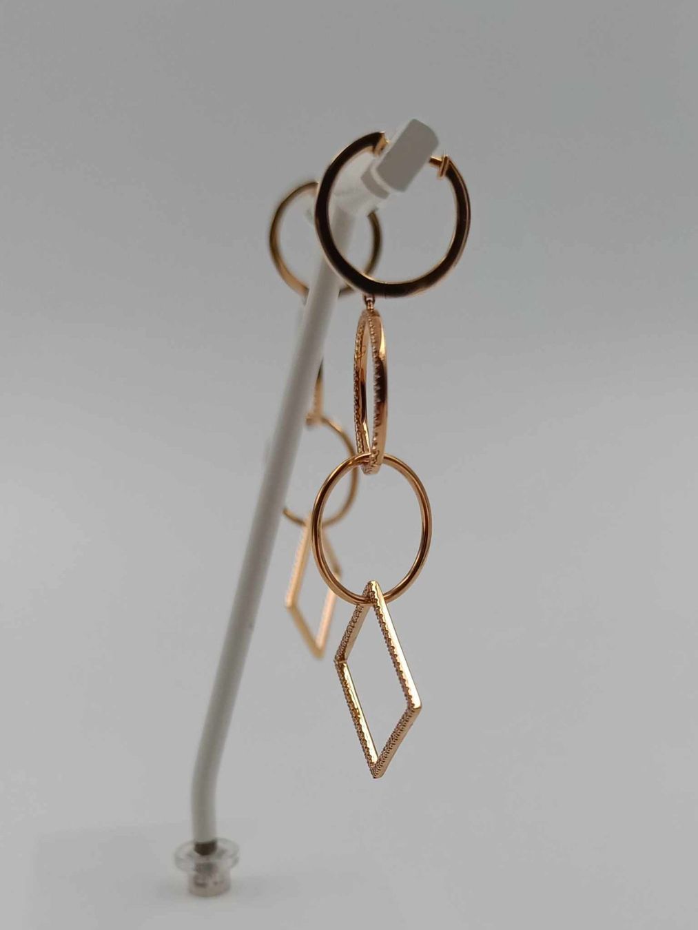 Orecchini pendenti & Orecchini a lobo: DIAMANTOHRSCHMUCK IN 750 ROTGOLD – Usato da Luzern venduto da EdiGem 3