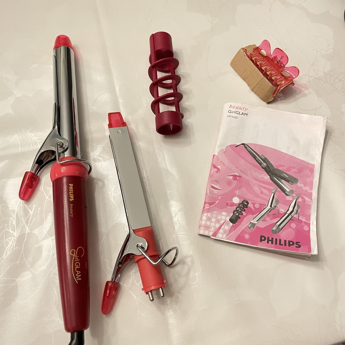 Philips Piastre & Arricciacapelli: Philips Lockenstab mit zwei Aufsätzen pink – Usato da Bellach venduto da Dreamer2501
