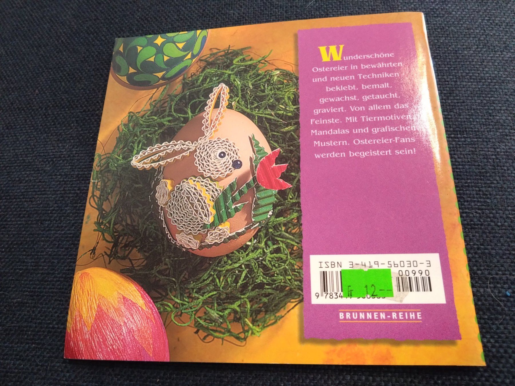 Libri: Bastelheft Ostereier einfach schön – Nuovo (secondo la descrizione) da Ostermundigen venduto da Krimskrams8
