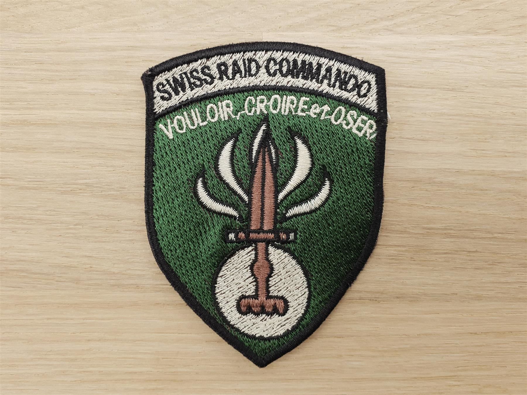Placchette & Badge: Badge Swiss Raid Commando Farbe Camo – Nuovo (secondo la descrizione) da Erlinsbach venduto da S700