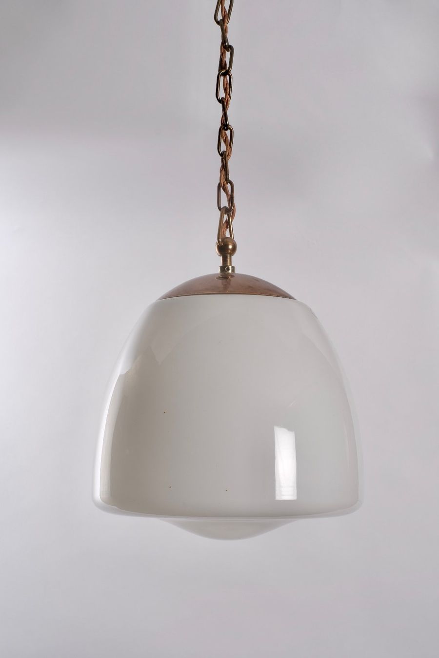 Kronleuchter & Deckenlampen: DECKENLAMPE HÄNGELAMPE GLAS KUPFER 1930 – Gebraucht aus Zürich von mrbluewave 1