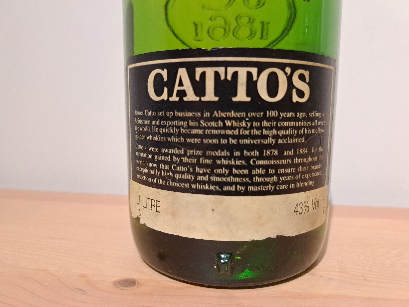 Bevande alcoliche: Cattos Rare Old Scottish Highland  – Nuovo e nell'imballaggio originale da Brittnau venduto da Prorex 3