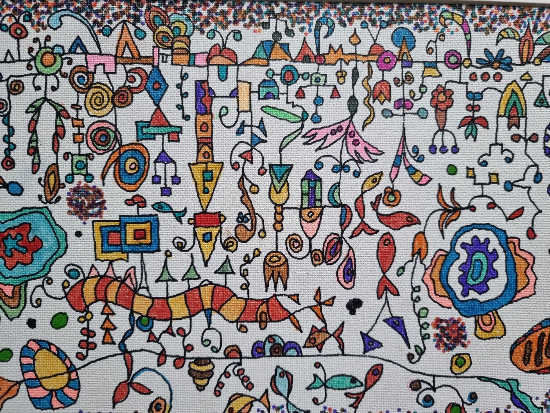 Dipinti: EDGAR BALTENSPERGER ORIGINAL ACRYL MISCHTECHNIK SIGNIERT – Usato da Gersau venduto da kunst-online 2