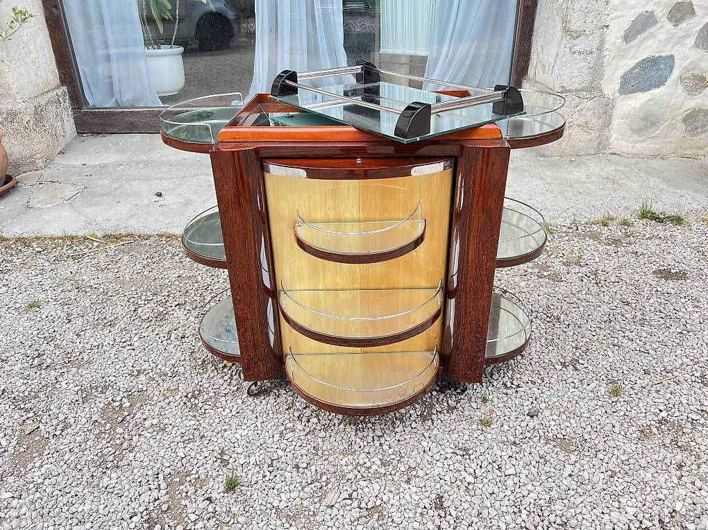 Tavoli: Bar art deco Tugas palissandre de Rio  – Usato da Mollens VD venduto da espritartdeco 2