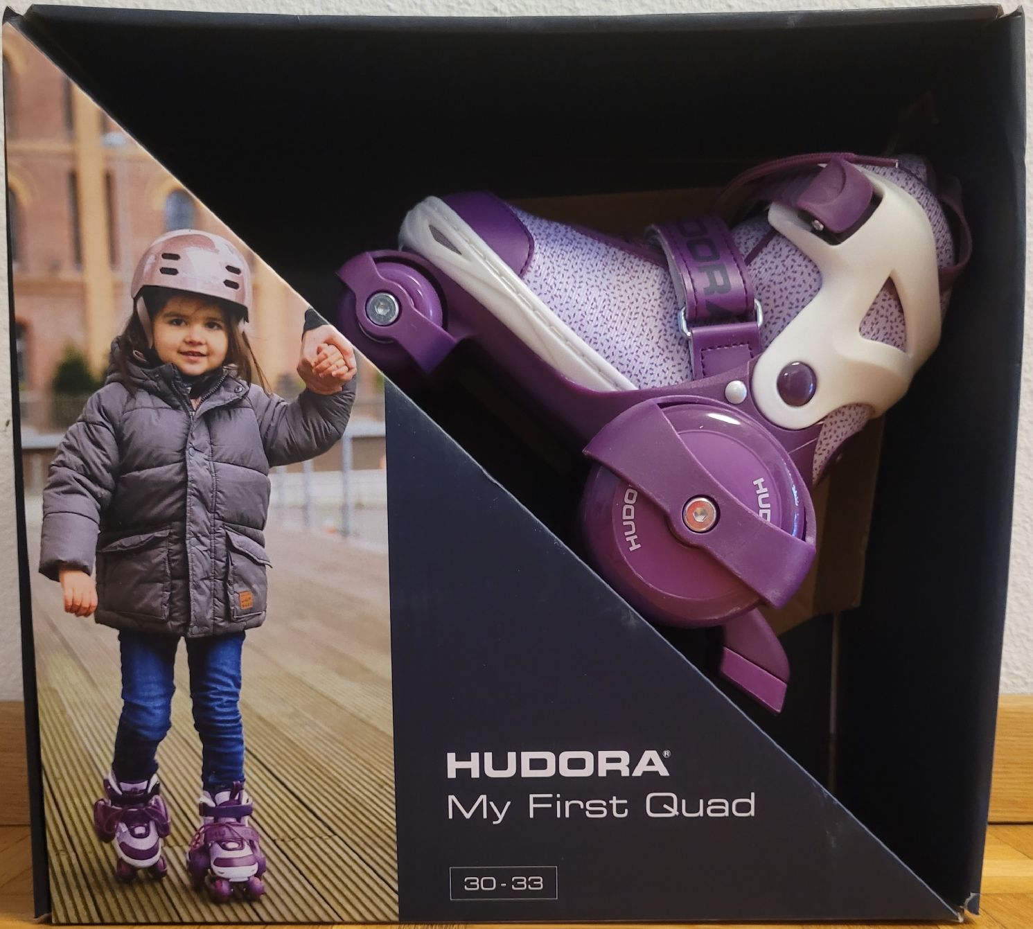Inline-Skating & Rollschuhe: Hudora Rollerskates My First Quad – Neu und originalverpackt aus Rotkreuz von NextChance