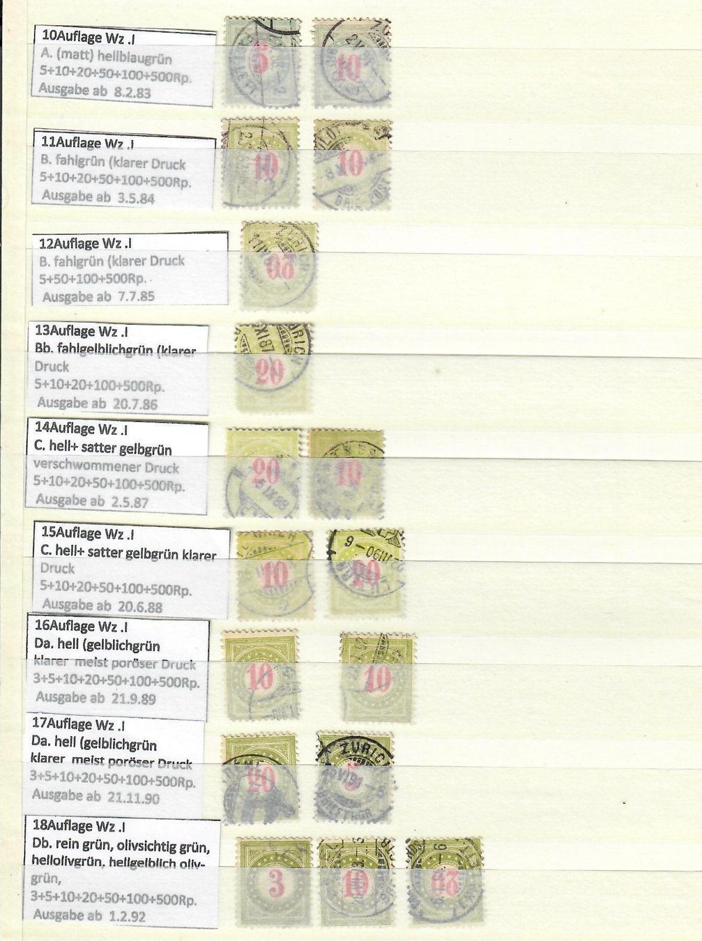 Alle Briefmarken: Portomarken leicht selber bestimmen – Neu (gemäss Beschreibung) aus Endingen von briefmarkenmeier57 1