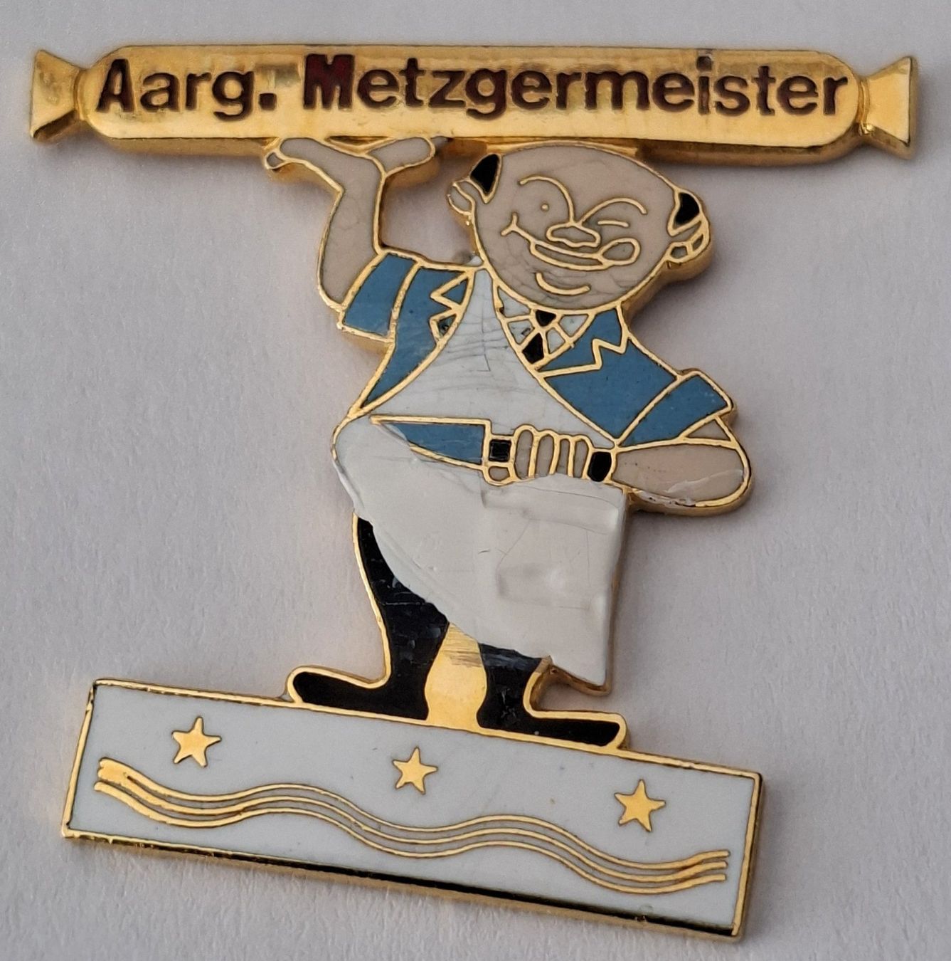 Placchette & Badge: Aarg. Metzgermeister – Usato da Hinterkappelen venduto da Schampus