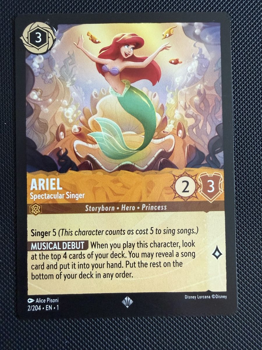 Disney Carte collezionabili: Ariel - Spectacular Singer – Nuovo (secondo la descrizione) da Allenwinden venduto da nam_1988