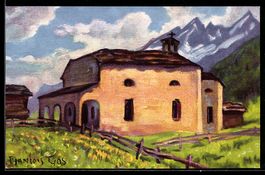 Zermatt, Mischabel et chapelle de Winkel