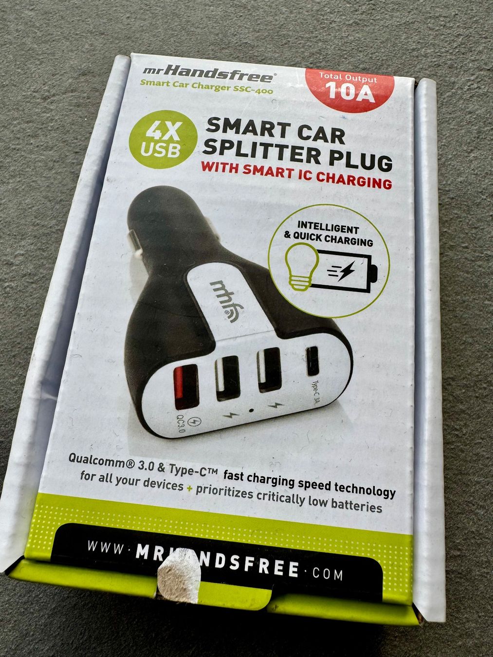 Laufwerke & Adapter: Smart Car Splitter Plug 4xUSB incl 3.0 + Type-C fast charge – Neu und originalverpackt aus Rothenthurm von WalterliTell
