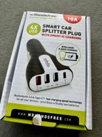 Smart Car Splitter Plug 4xUSB incl 3.0 + Type-C fast charge