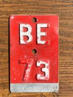 BE 73 Veloschild / Töfflischild / Mofaschild