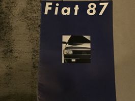 Fiat 1987 Programm Verkaufsprospekt mit 16 Seiten