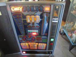 Crazy Joker Spielautomat Mit Schlüssel Sfr 1-2-5 Münzeinwurf