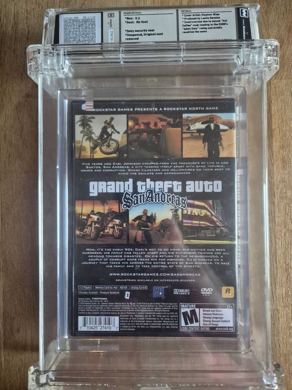 Sony Giochi: WATA GTA SAN ANDREAS FIRST PRINT – Usato da Wisen SO venduto da kor_qlt9 2