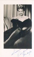 Virginia Mayo 1920-2005 Autogramm Vintage Foto 9x14cm