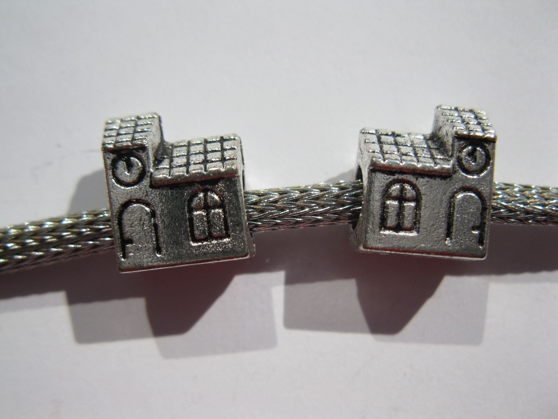 Perle (finte): 2 Metallperlen, Grosslochperlen, Beads Kirche – Nuovo e nell'imballaggio originale da St. Margarethen TG venduto da LuanaKa 1