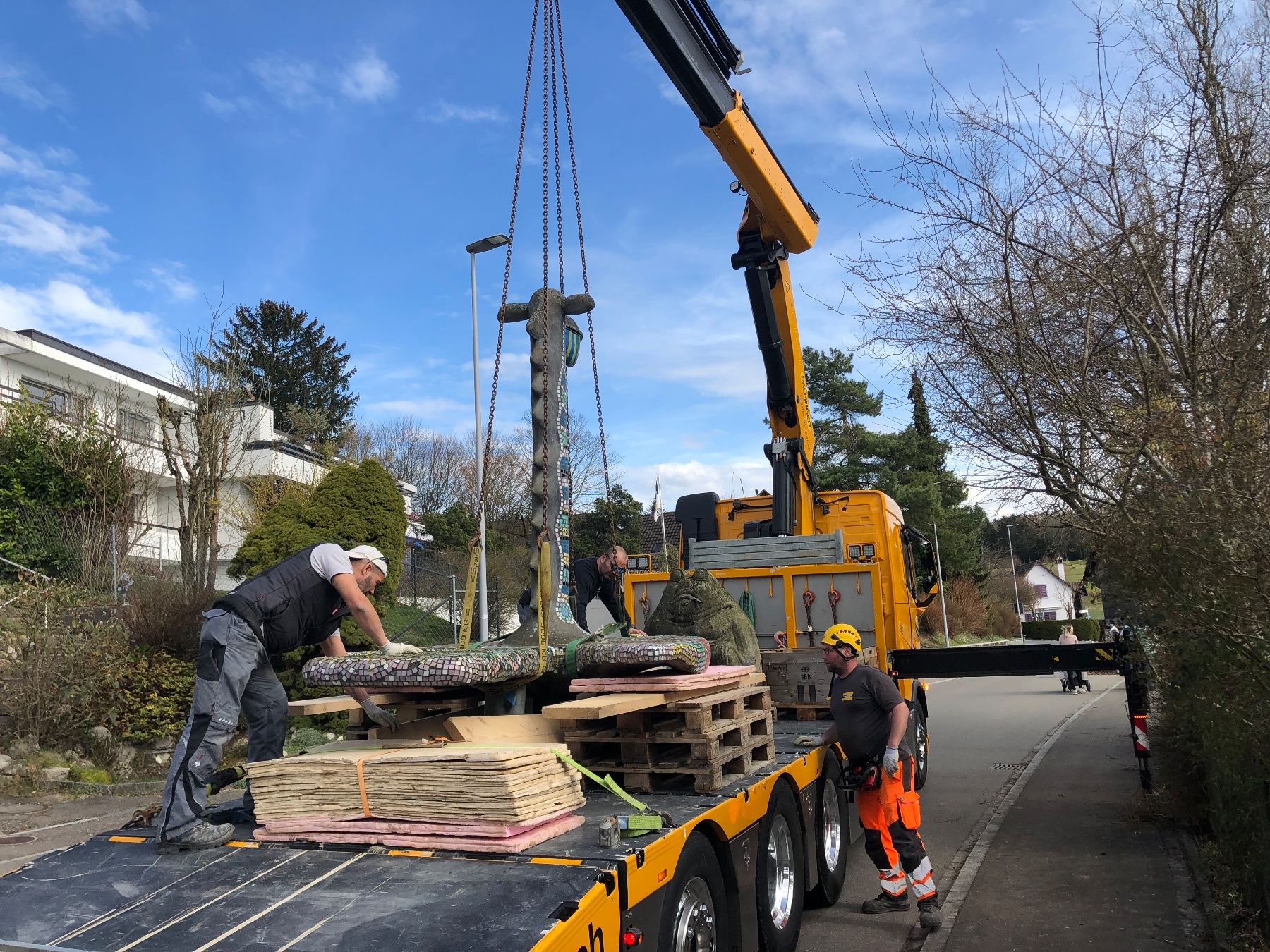 Sculture & Statue: BRUNO WEBER, Dietikon - PARADIESVOGEL - transportbereit – Usato da Lufingen venduto da Rac0 3