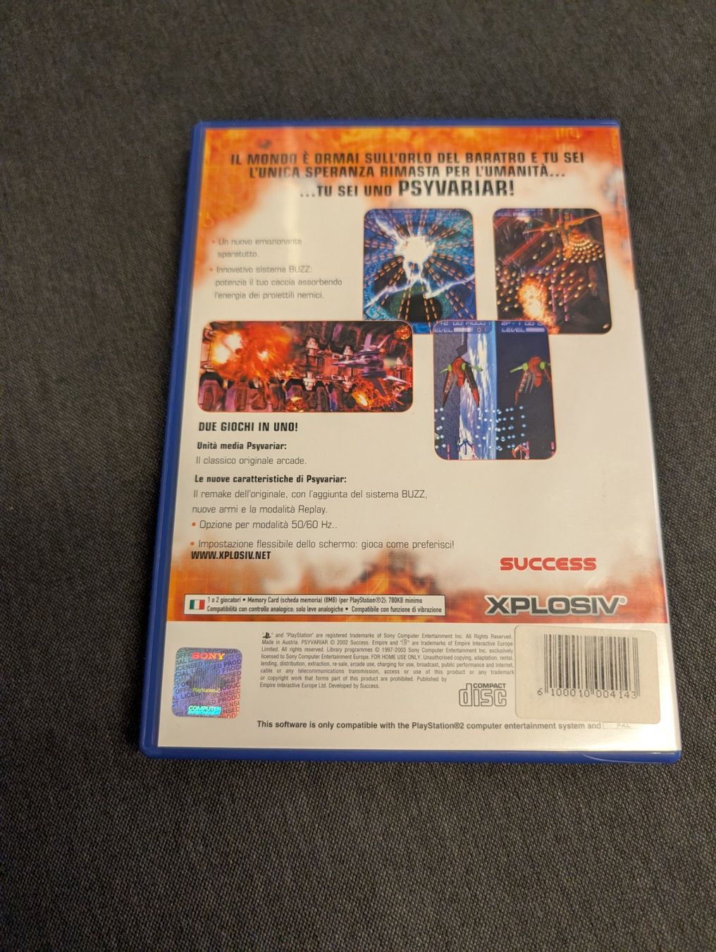 Jeux: Psyvariar Sony playstation 2 – D'occasion à Giubiasco par Ticinerd 1