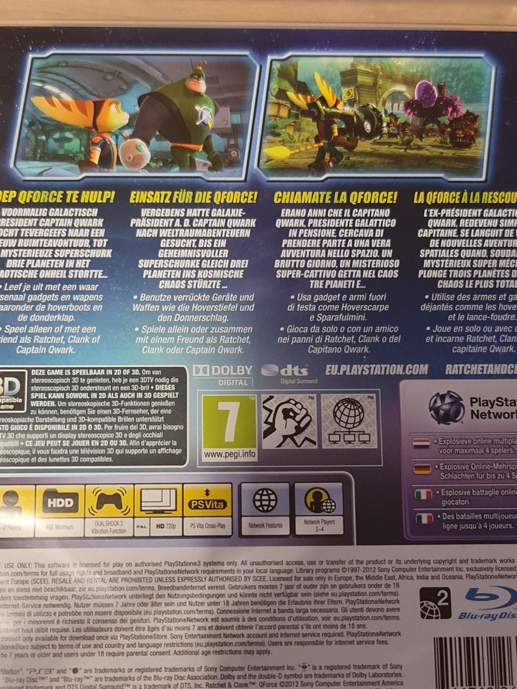 Sony Giochi: Ratchet & Clank Q-Force, seltenes PS3 Game – Nuovo (secondo la descrizione) da Basel venduto da saul.goodman 1