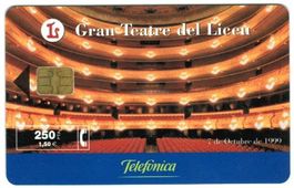 Privat Telefonkarte Spanien Gran Teatre del Liceu