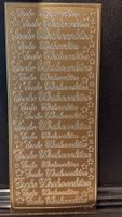Sticker "Frohe Weihnachten" in Gold / Neupreis Fr. 2.50