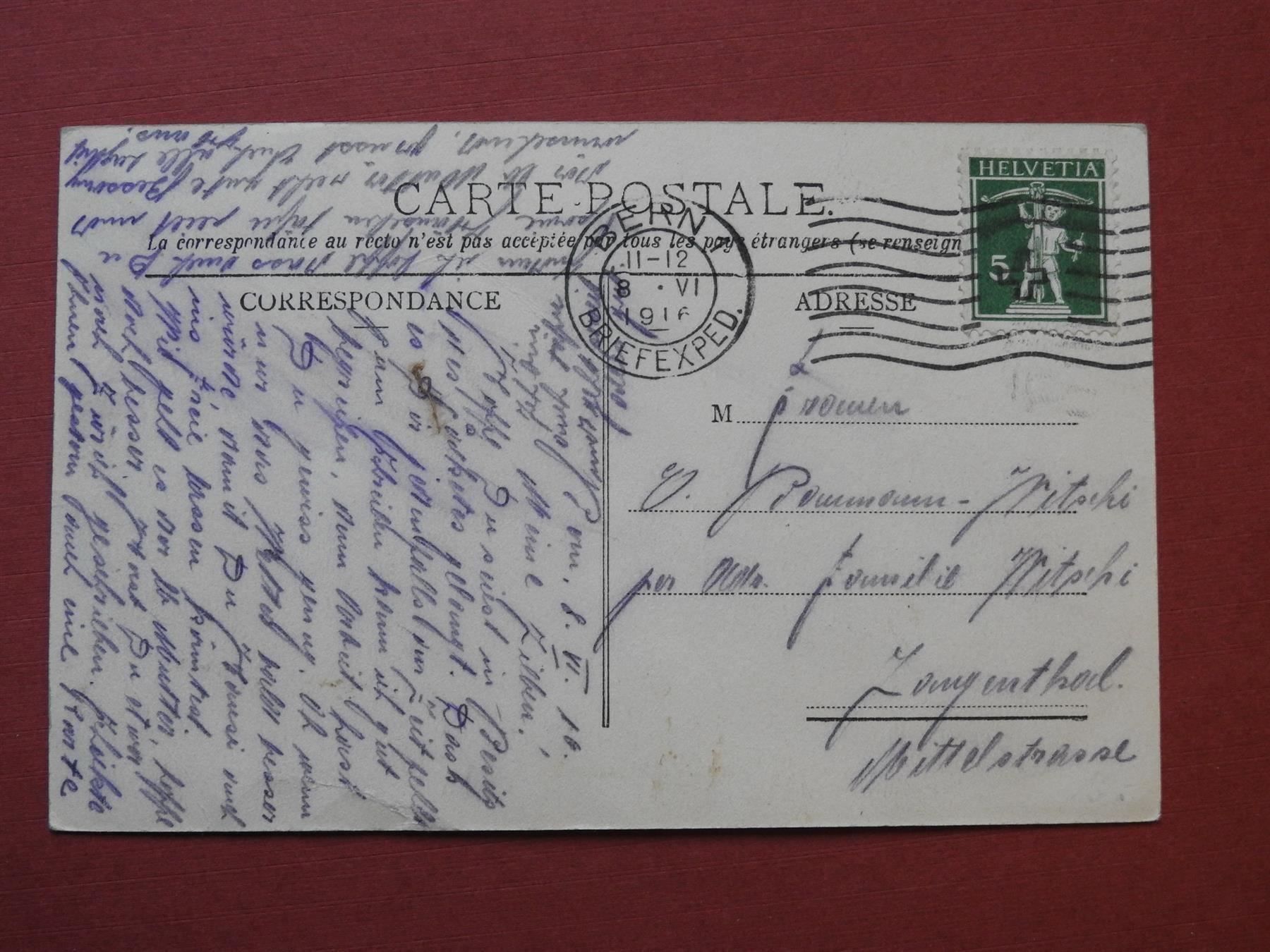 Cartoline postali: Bern - Käfigturm, mit Tram – Usato da Rain venduto da 999-800-K 1