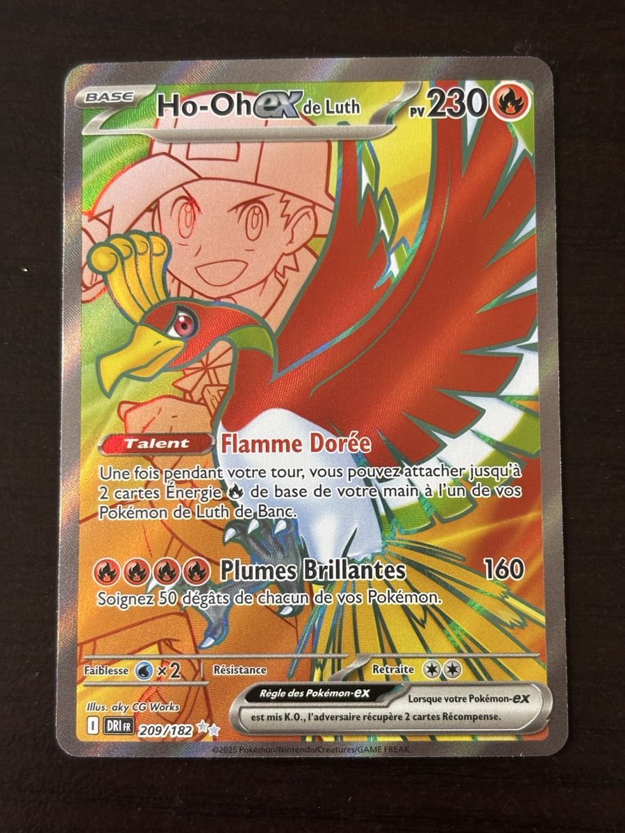 Pokémon Carte collezionabili: Carte Pokémon HO-OH de luth dri 209 fr – Nuovo (secondo la descrizione) da lausanne venduto da helderj
