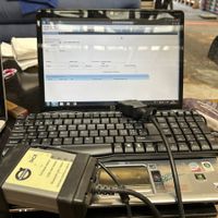 Volvo DiCE OBD II und Delphi Diagnosegerät mit Laptop