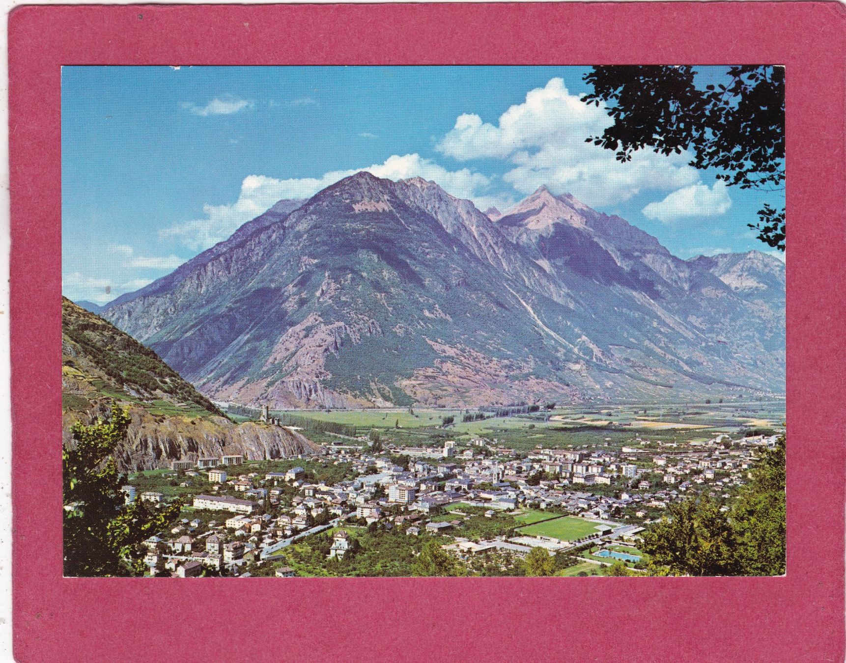 Ansichtskarten: Martigny avec la Grand Chavalard – Gebraucht aus Herisau von Lisegrat2008