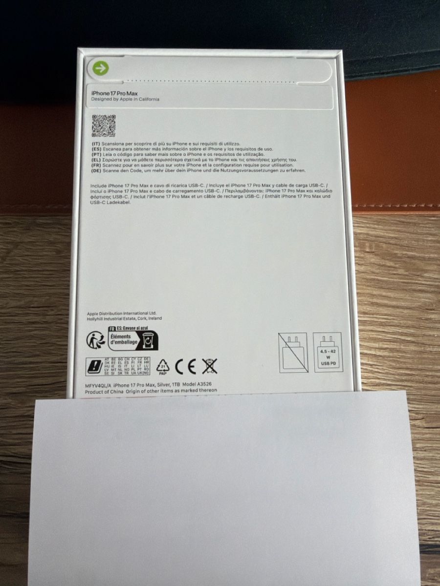 Apple Telefoni cellulari / Smartphones: iPhone 17 Pro Max 1TB Silver Ungeöffnet! – Nuovo e nell'imballaggio originale da Pratteln venduto da gn49 1