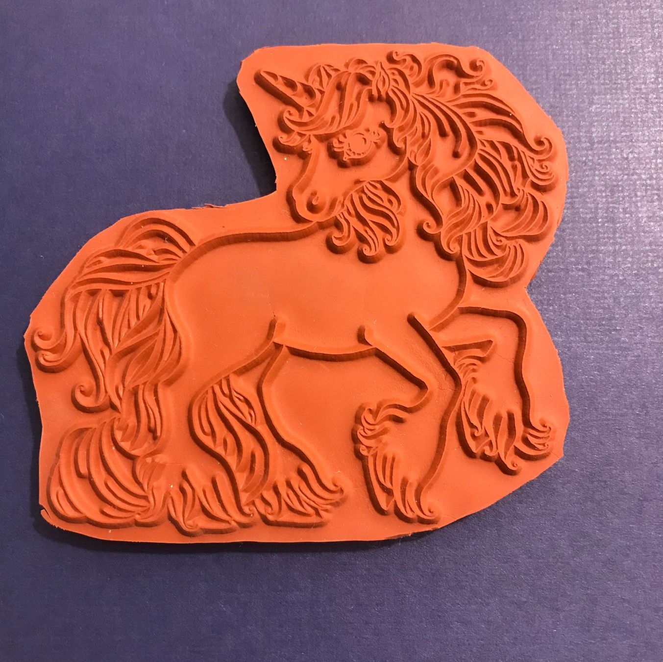Timbri: Stempel Einhorn Gummistempel montiert – Usato da Oberstammheim venduto da pitipiti 1