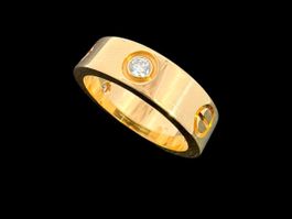 Cartier LOVE Ring 3 Diamanten 18k Grösse 55 Fullset *S1931