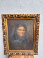 Superbe portrait peint sur toile