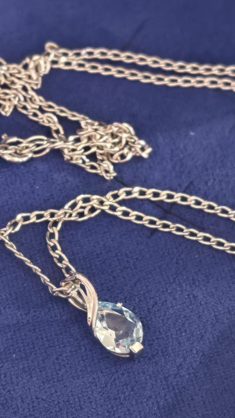 Catenine: Topas und Goldhalskette – Nuovo e nell'imballaggio originale da Hemmental venduto da BlingBling1 1