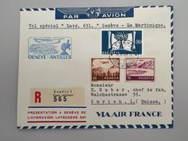 1948 Sonderflug Genf-Antilles