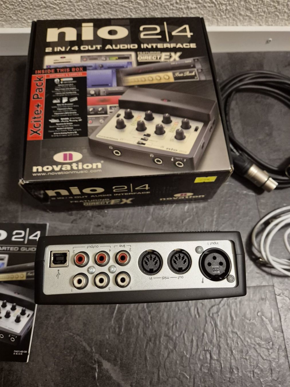 Registratori: Novation nio 2|4 2IN/4OUT Audio Interface mit Zubehör – Usato da Riedt b. Erlen venduto da AndreasRohner92 2
