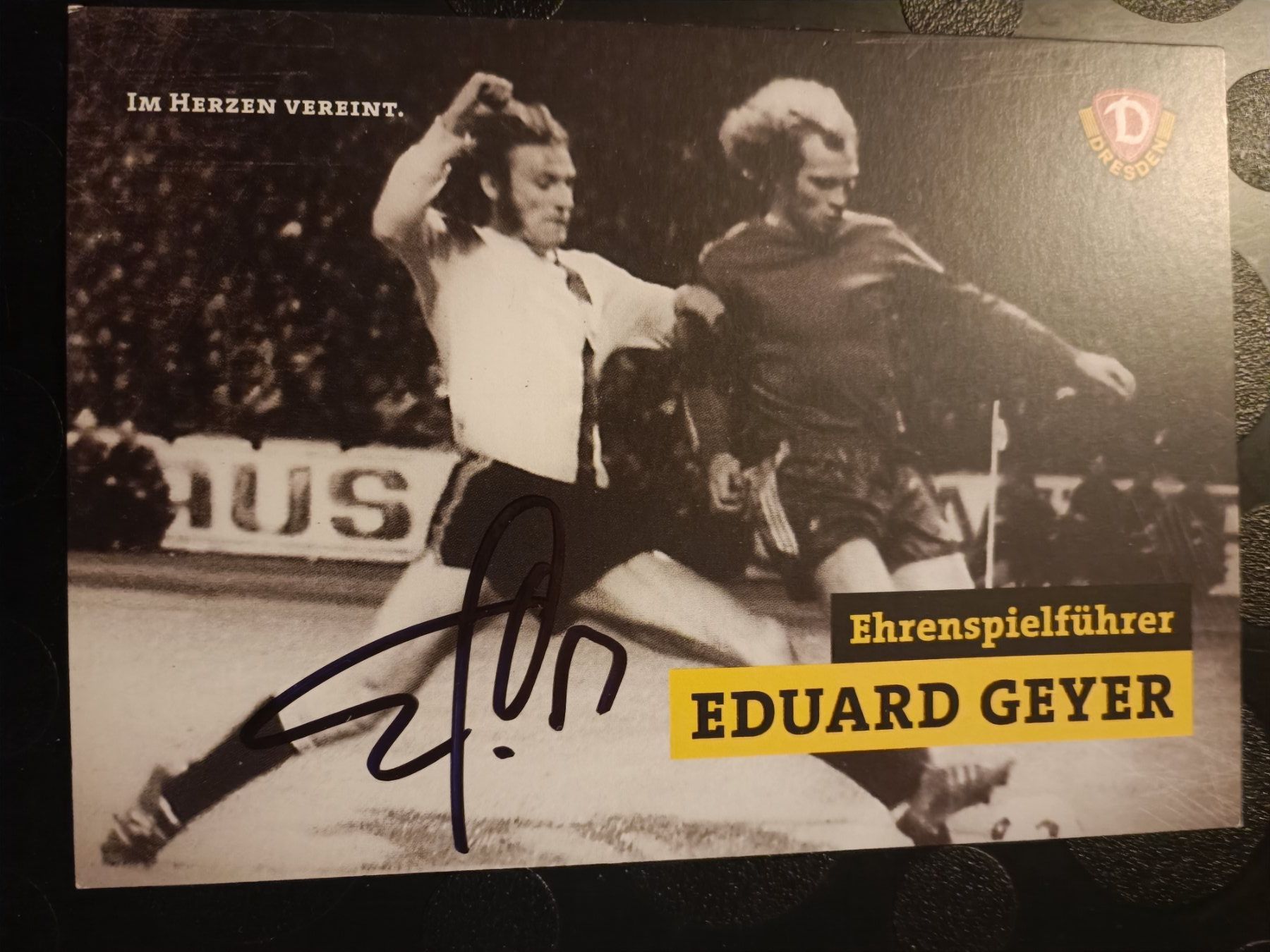 Autografi: Eduard Geyer - handsigniert – Usato da Menziken venduto da Artographs