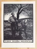 Exlibris Künstler unbekannt - Original Holzschnitt