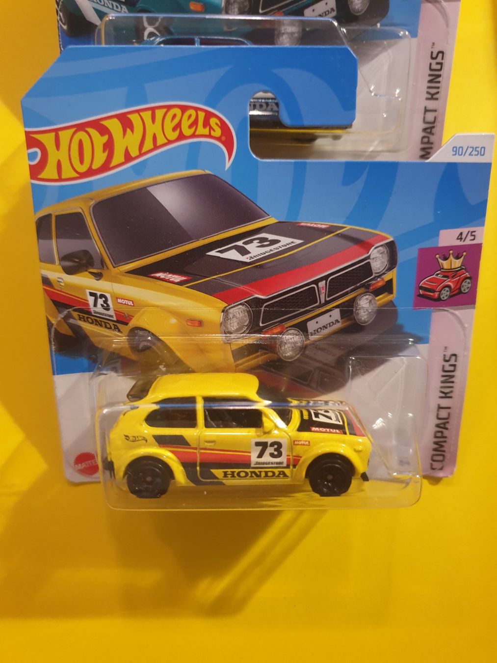 Hot Wheels Modellini d'auto: 3 x Hot Wheels '73 HONDA CIVIC CUSTOM – Nuovo e nell'imballaggio originale da Oftringen venduto da Rotor 4