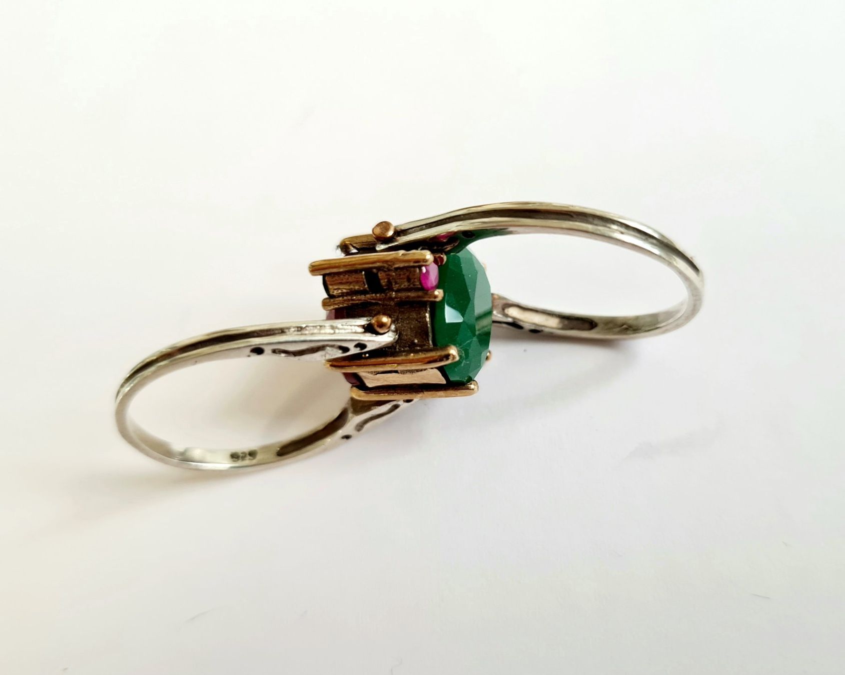 Ringe: Wechsel-Ring Silber mit Rubinen und Smaragden Grösse 58 – Neu (gemäss Beschreibung) aus Zürich von benedikt12 5
