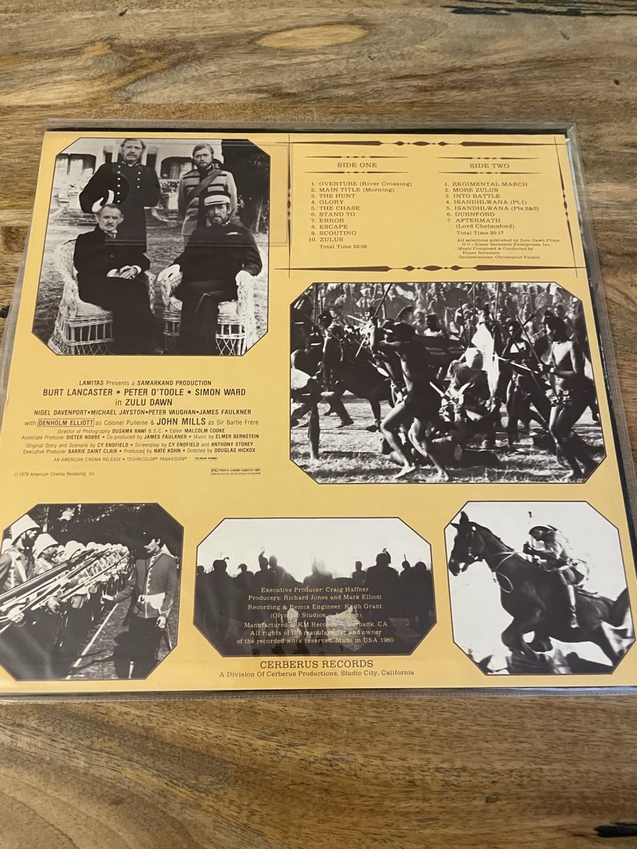 Dischi in vinile: Zulu Dawn - Elmer Bernstein – Usato da Hombrechtikon venduto da baersandro 1