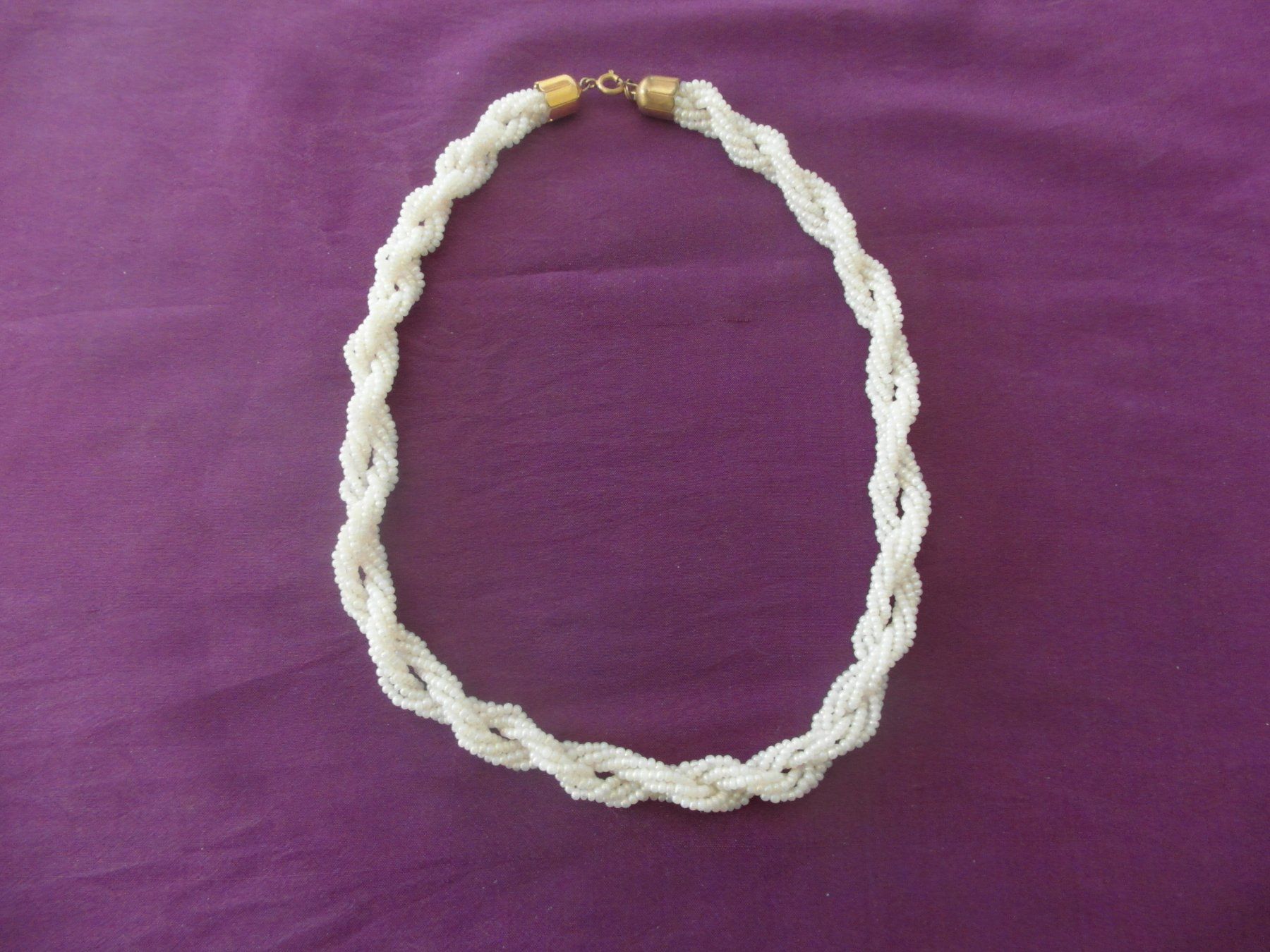 Catenine: Perlenkette Collier gedreht - Vintage 60er Jahre – Usato da Schönenbuch venduto da Imagine6 3