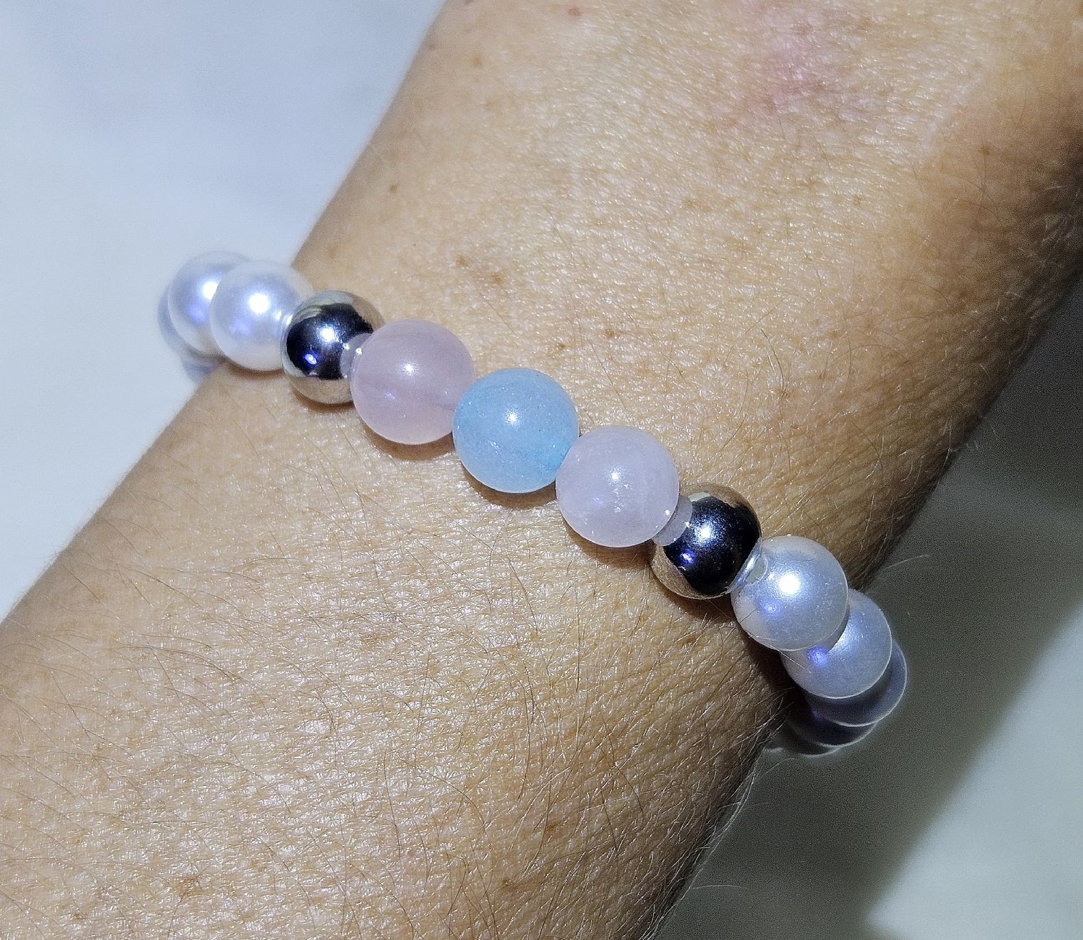 Bracelets: Kunstperlen Charme Armk. - Spendenaktion – Neuf (Voir description) à Unterkulm par Nachtigall 2