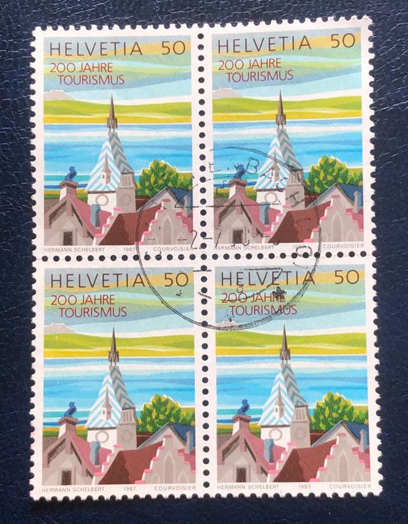 Tutti i francobolli: 4 er Block Nr.753 mit Stempel    – Usato da Aarau venduto da Billa007