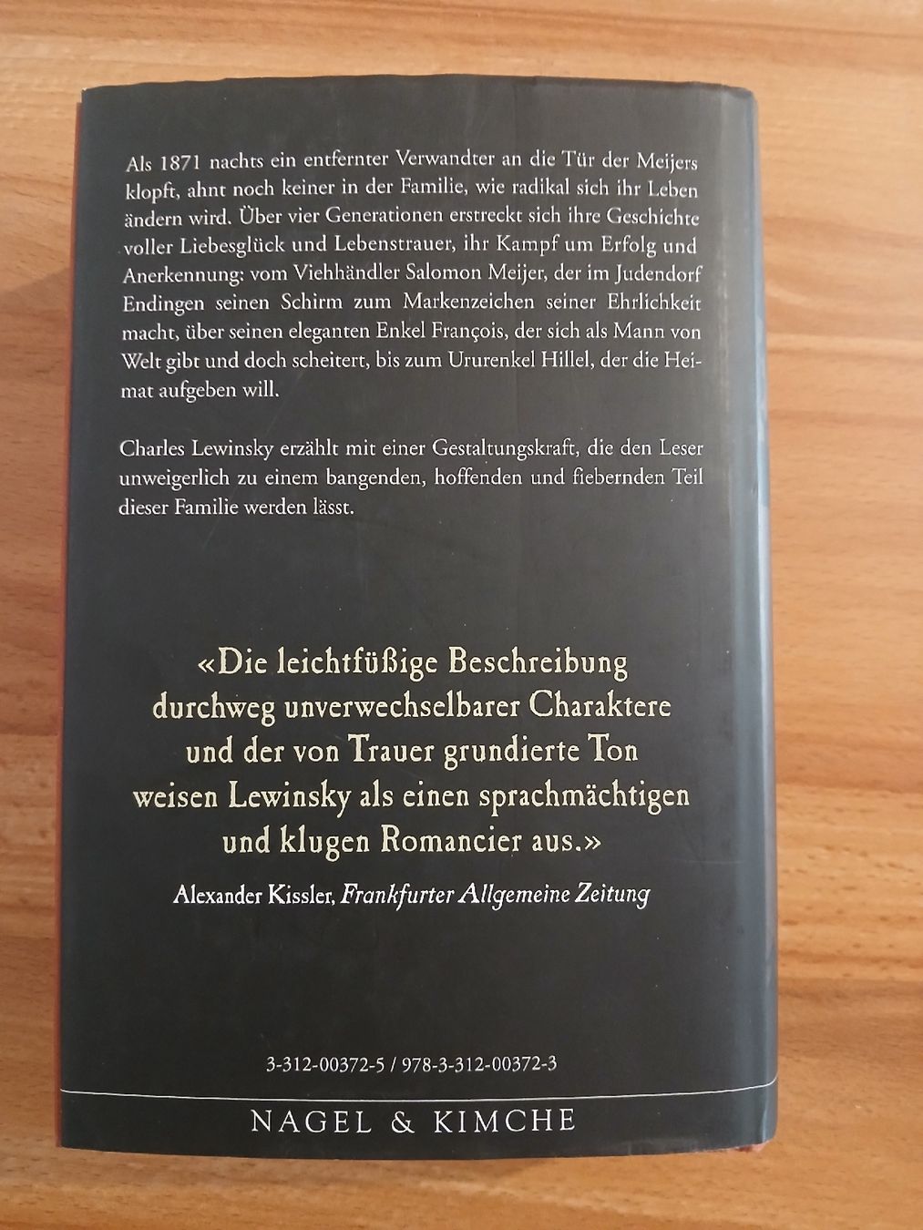Libri: Roman "Melnitz" de Charles Lewinsky - État impeccable – Usato da Le Sentier venduto da arc_2thy 5