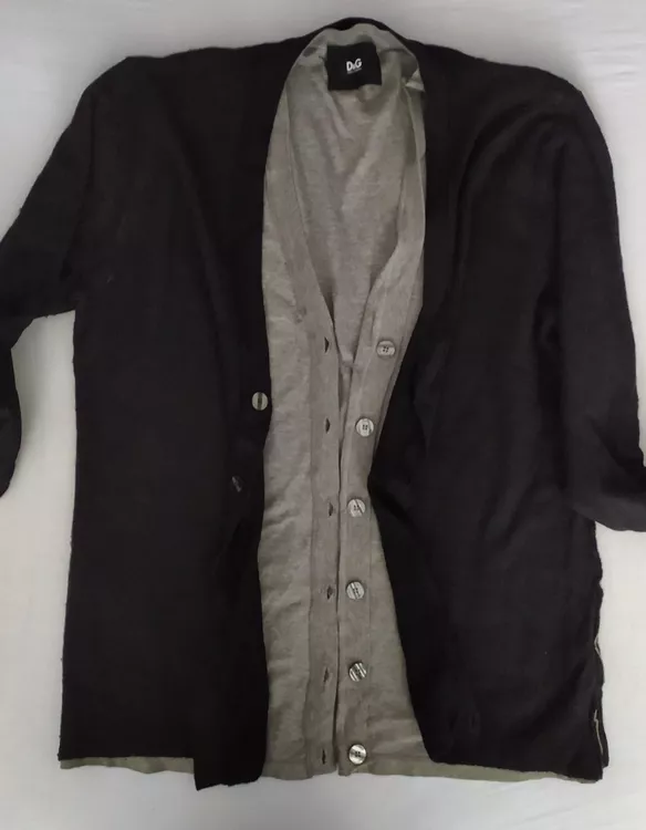 Gilet Homme Dolce & Gabbana Noir En Laine - Taille 34/38 - Neuf Avec étiquettes - Italie